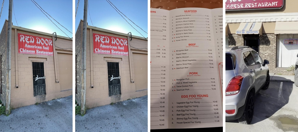 Red Door American & Chinese Menu